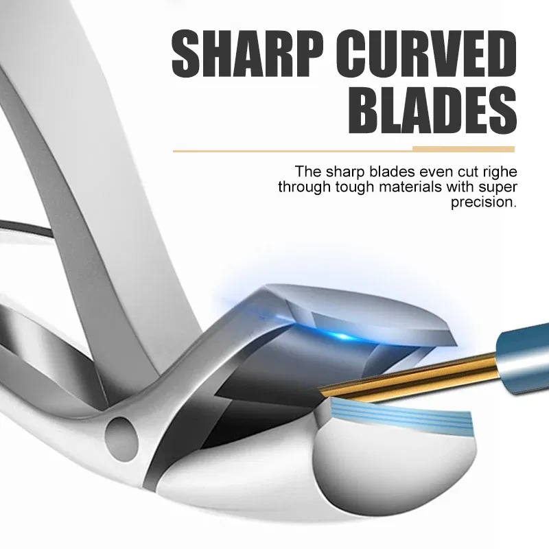 Color: black - 1Pcs Toenail Clippers Wide Jaw Opening Thick Nails Cutter Long Handle Stainless Steel Professional Fingernail Clipper