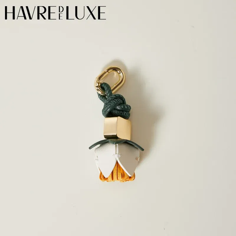 Color: Dark Brown - New color matching exquisite small bag charm keychain shoes accessories handmade DIY limited bag small pendant