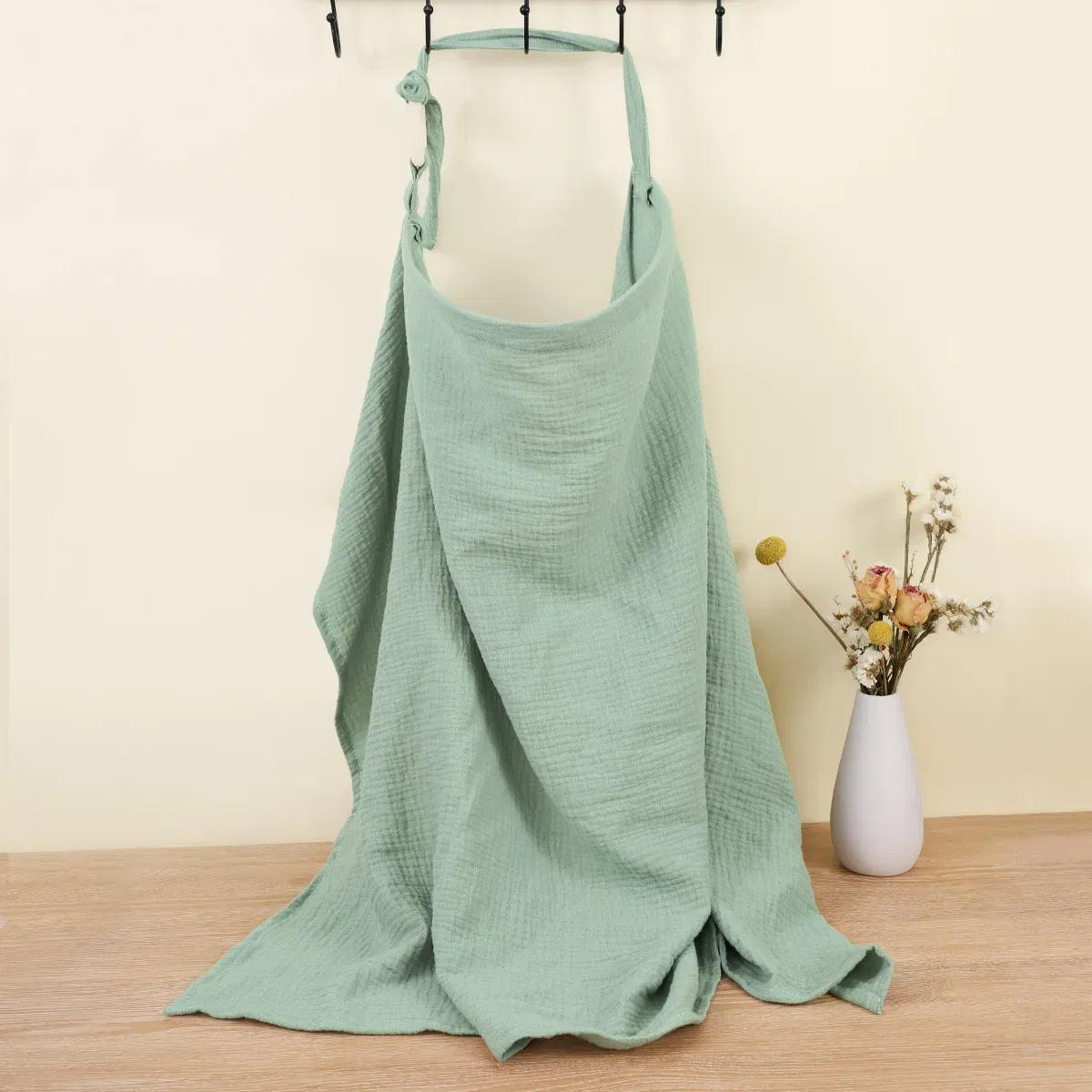 Color: PURPLE - Breathable Breastfeeding Cover Baby Feeding Nursing Covers Adjustable Nursing Apron Outdoor Privacy Cover Mother Nursing Cloth