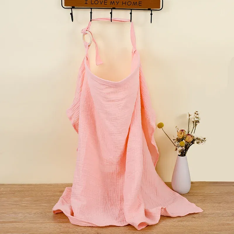 Color: PURPLE - Breathable Breastfeeding Cover Baby Feeding Nursing Covers Adjustable Nursing Apron Outdoor Privacy Cover Mother Nursing Cloth