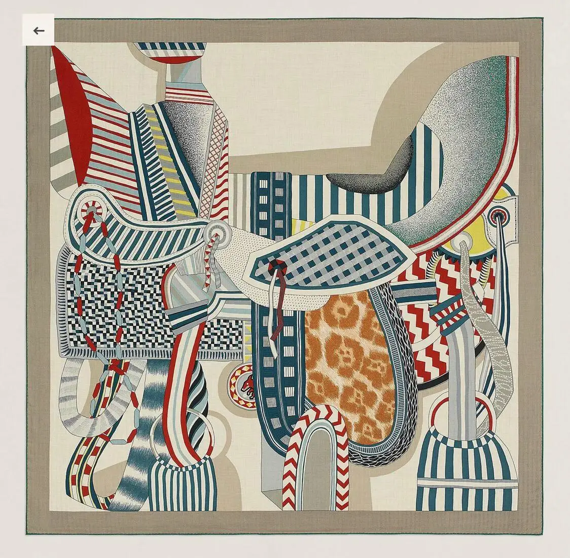 Color: Blue - This Super Beautiful Saddle Print Silk Scarf Is A Hand-curled Twill Scarf/scarf/shawl Made with The Most Advanced Technology.