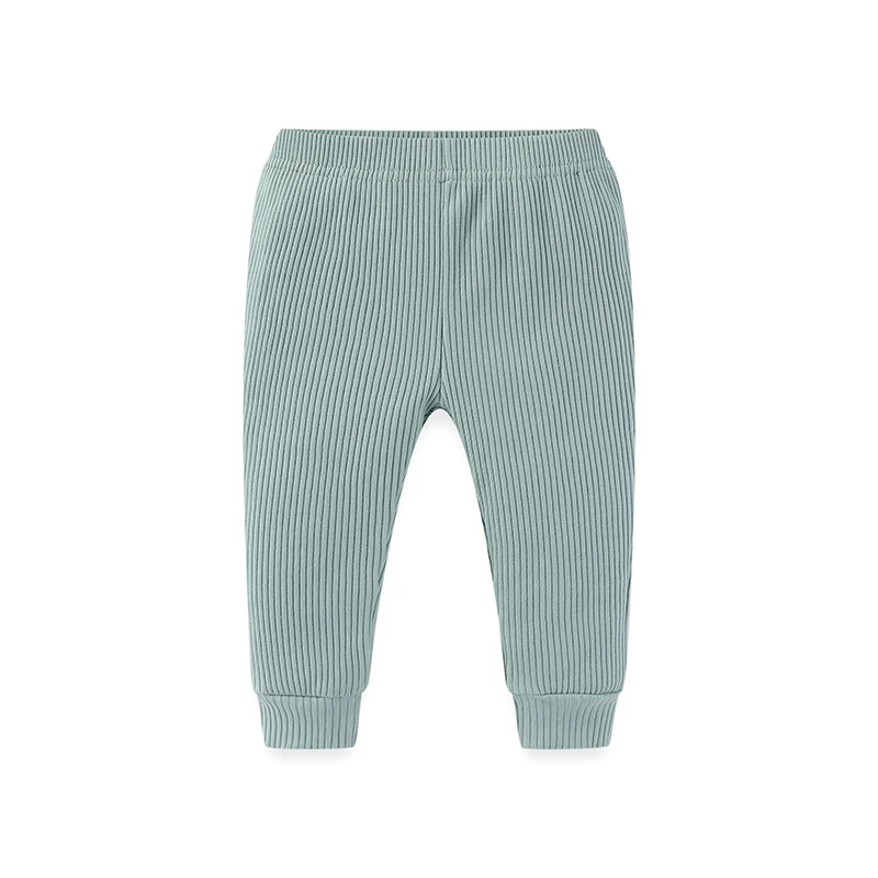 Color: green, Kid Size: 12M - Kiddiezoom 1 Pcs/Lot Fashion Unisex Solid Baby Boy Girl Pants 0-24Months Cotton Ribbed Soft Newborn Leggings