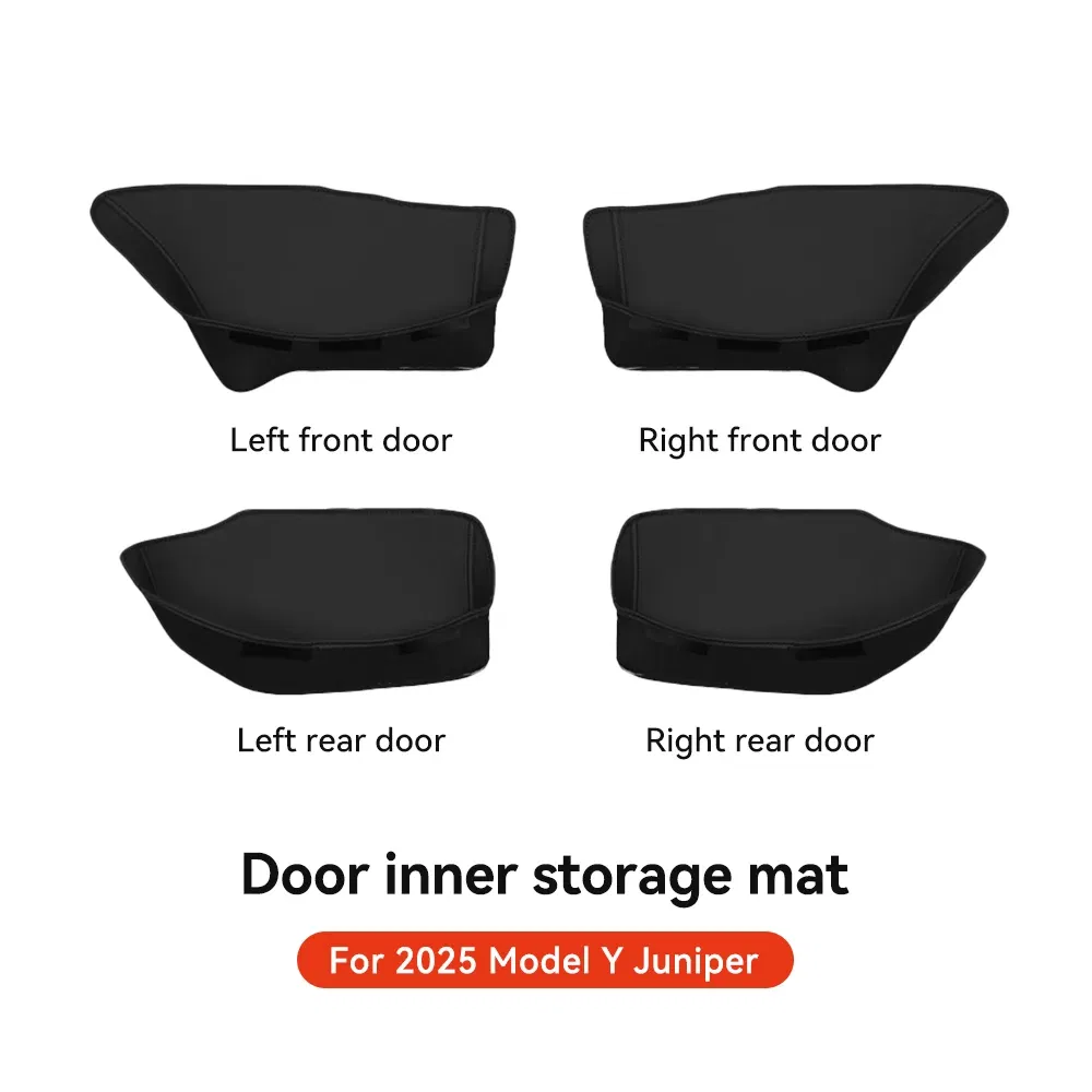 Color Name: grass green, Ships From: CHINA - YZ For Tesla Model Y Juniper 2025 New Leather Trunk Mats Fully Surrounded Waterproof Non-Slip Liner Custom Floor Mat Accessories