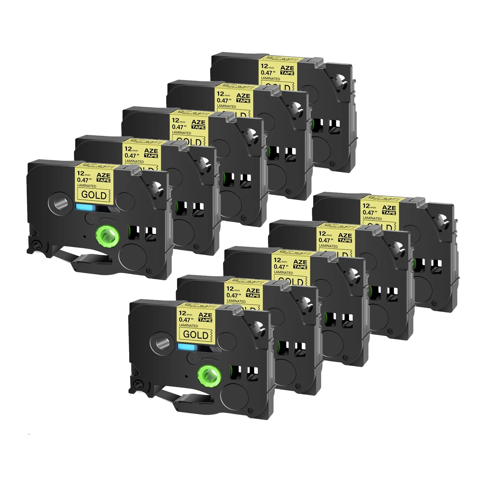 Color: Burgundy, Width: 12mm - Greencycle 10PK TZe 231 Label cassettes Compatible for Brother Ptouch Printer Black on white Label tape 6mm 9mm 12mm 18mm 24mm