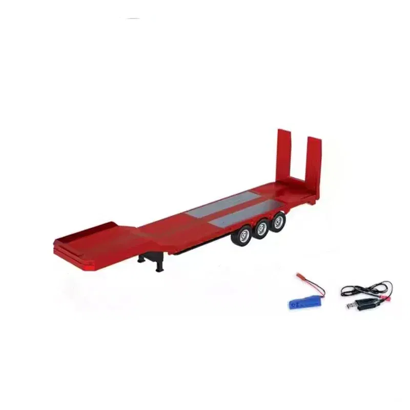 Color: green - Huina 1501 RC Car 770S RC Alloy Tractor Truck 1/18 19CH 2.4G Engineering Trailer Truck with Light and Sound Toys for Boys Gifts