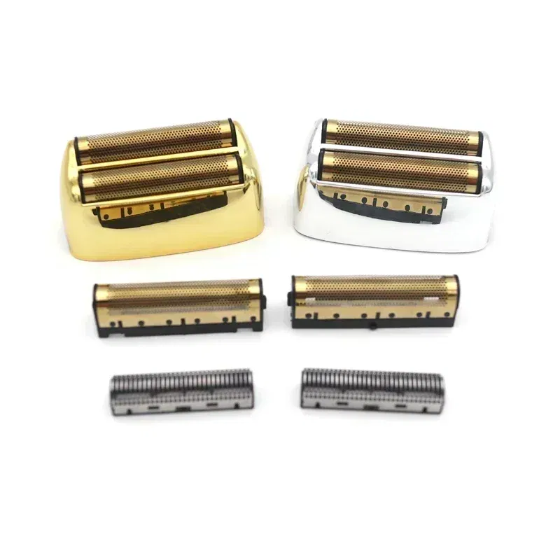 Color: Gold - For Kemei KM-TX1 Electric Shaver Original High Quality Replacement Double Foiled Blade Net Cover Repair Accessories Wholesales