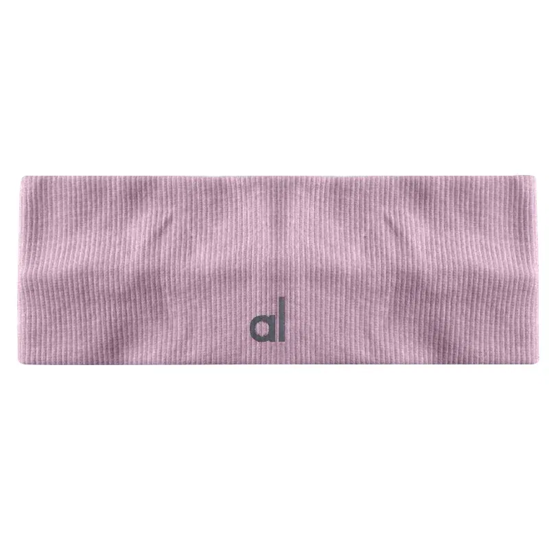 Color: Blue - al yoga Sports headband for men and women Sweatwapping headband Edge Yoga headband Headband