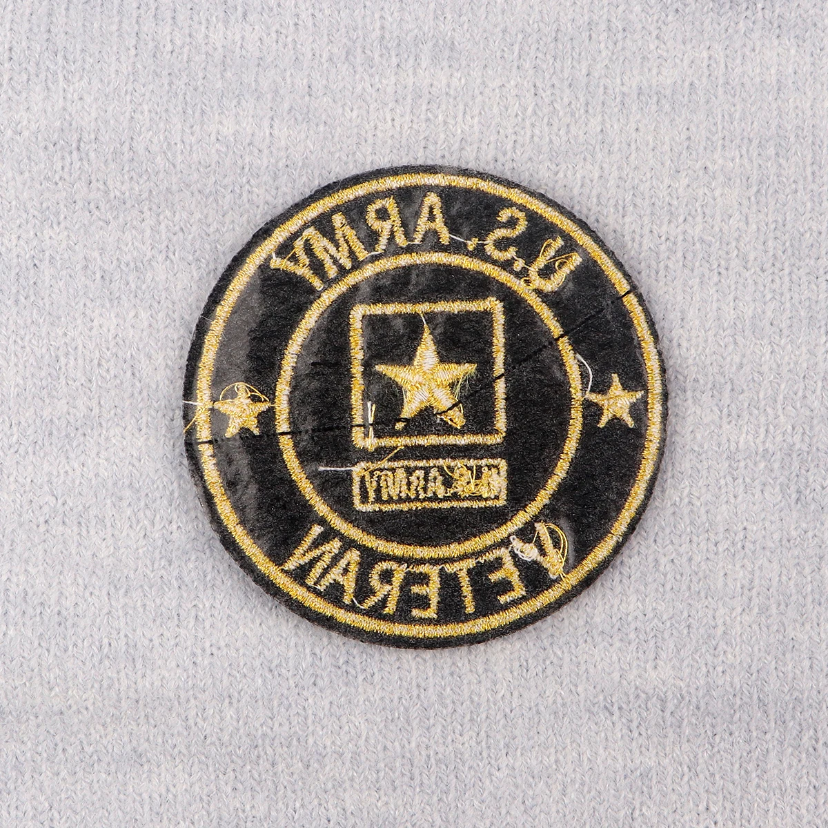 Veteran Vintage Embroidery Patch Iron On Patches For Clothing Thermoadhesive Patches On Clothes DIY Sew Badges