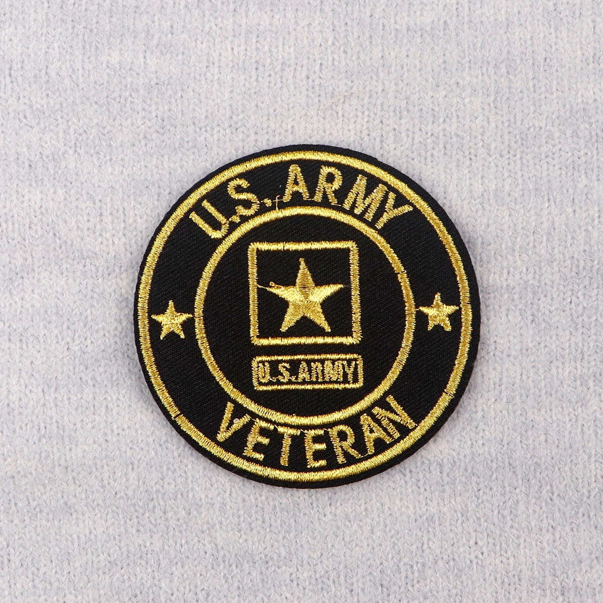Veteran Vintage Embroidery Patch Iron On Patches For Clothing Thermoadhesive Patches On Clothes DIY Sew Badges