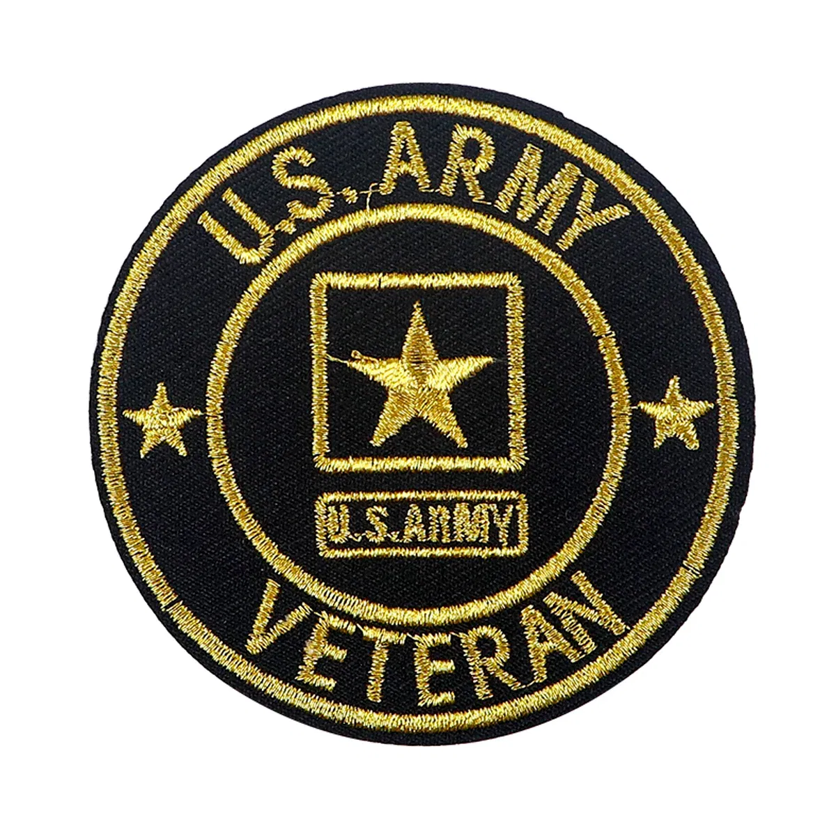 Veteran Vintage Embroidery Patch Iron On Patches For Clothing Thermoadhesive Patches On Clothes DIY Sew Badges
