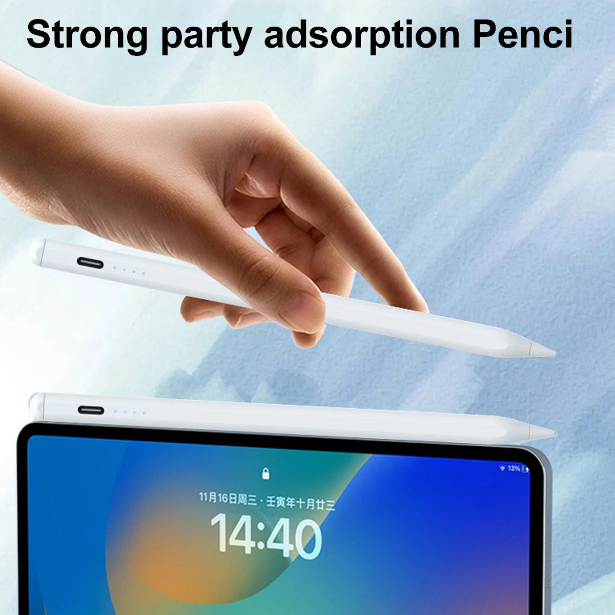 Stylus Pen for Ios Android Capacitive Screen Touch Pen for Ipad Apple Pencil for Huawei Xiaomi Tablet Pen With Power Display