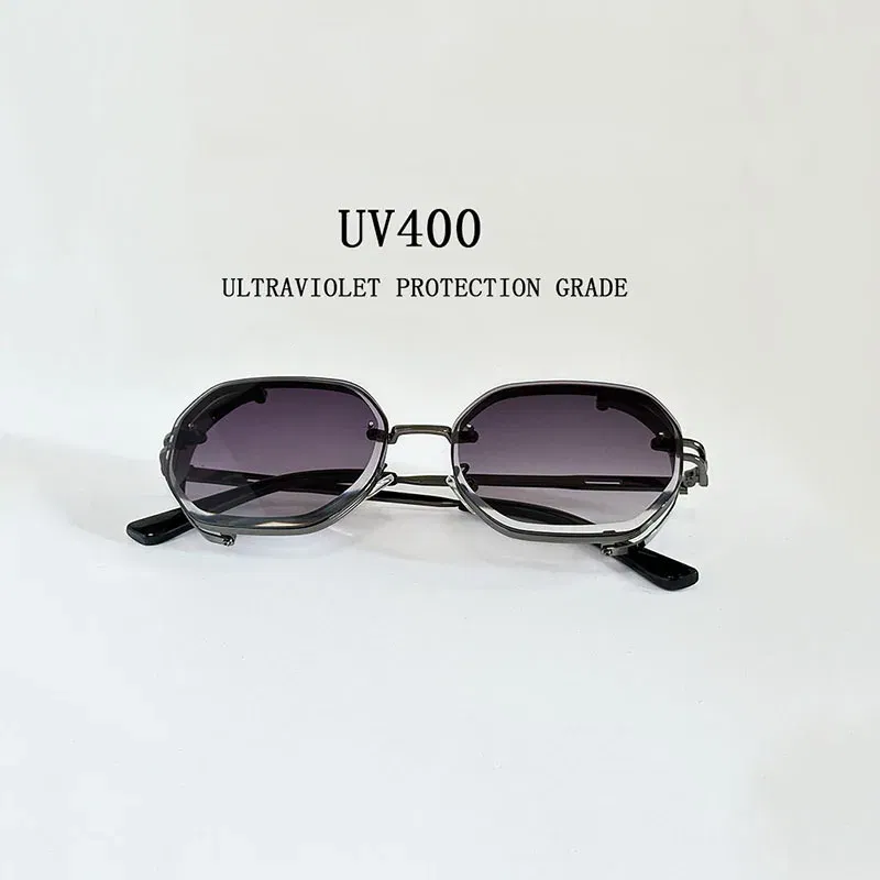 Lenses Color: WHITE, Ships From: CHINA, Frame Color: other - 2024 Steampunk Sunglasses For Men Fashionable Square Punk Fashion Glasses Designer Sunglasses Women Trendy Gafas De Sol Hombre