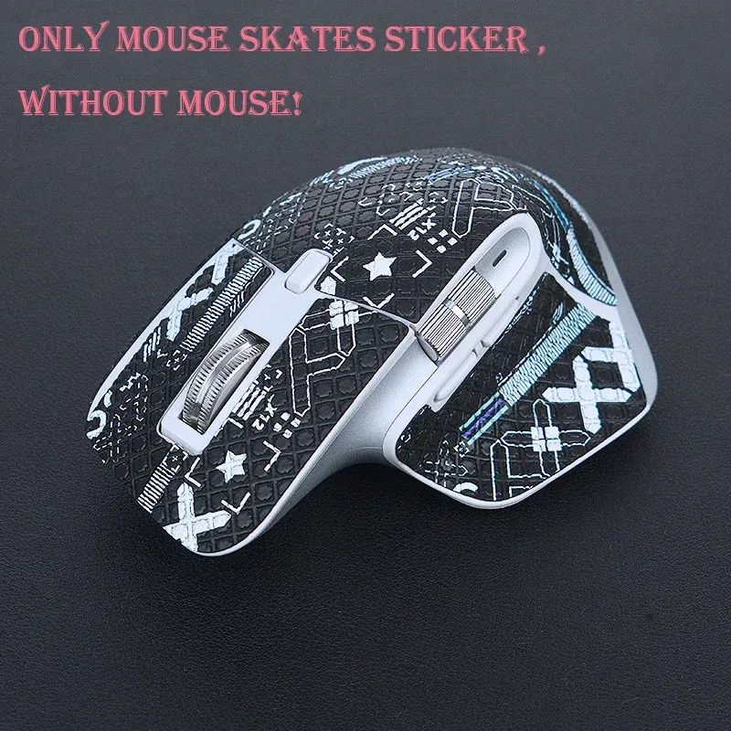 Color: Orange - Full Set DIY Mouse Skin Skates Side Stickers Anti-slip Tap for Logistic MX Master 3 3S Game Mouse DIY Handmade Mouse Skate