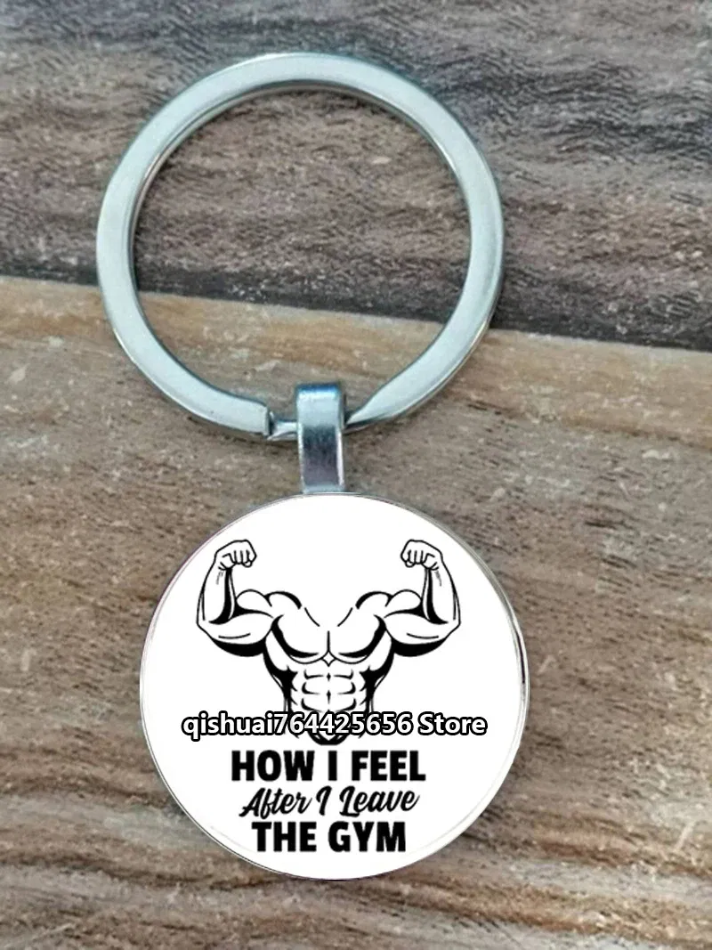 Color: Blue - Gym Keyring Keychain Suitable For Bodybuilding Athletes Heavy Men Boys Bodybuilding Sports Unisex Men Tactical Rock Keyring Keyc