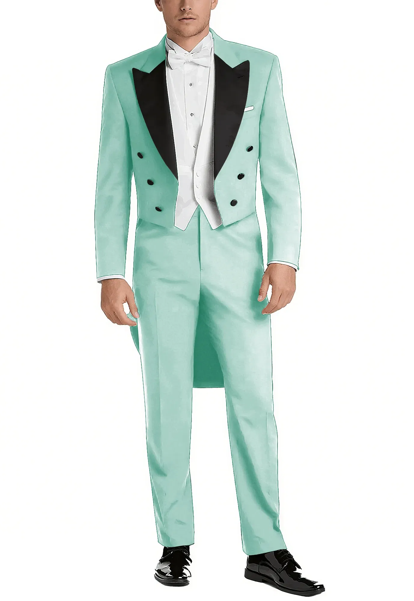 Color: Khaki, Size: XXL - Italy Style Aristocratic Men Suit Three Pieces(Jacket+Pants+Vest) Hot-selling High-quality Double Breasted Male Clothing