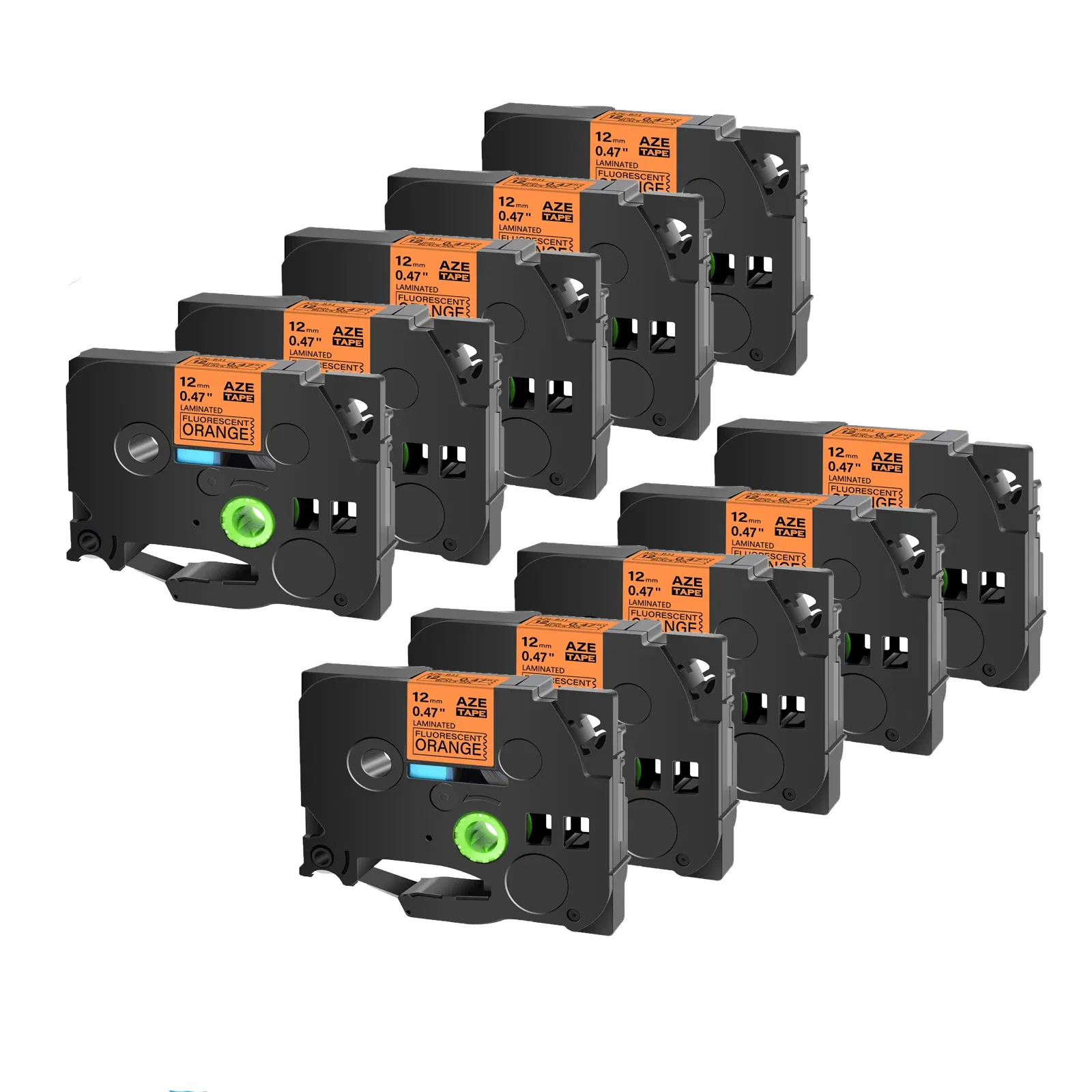 Color: C, Width: 9mm - Greencycle 10PK TZe 231 Label cassettes Compatible for Brother Ptouch Printer Black on white Label tape 6mm 9mm 12mm 18mm 24mm