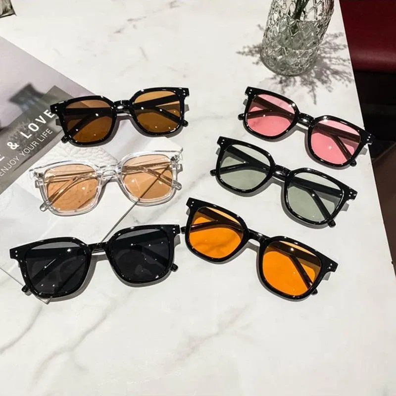 Lenses Color: WHITE, Ships From: CN, Frame Color: MULTI - High-Quality Square Men Women Sunglasses Fashion New Meter Nail Hip Hop Sun Glasses Retro Sunglasses for female male