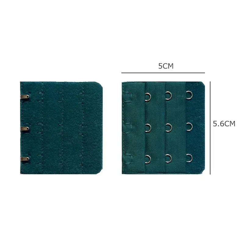 Color: Copper - 3Pcs 5cm Back Bra Extender Clip Extension 3 Row 3 Button Bra Strapless Extensions Women's Underwear Expander Bra Lengthen Hook
