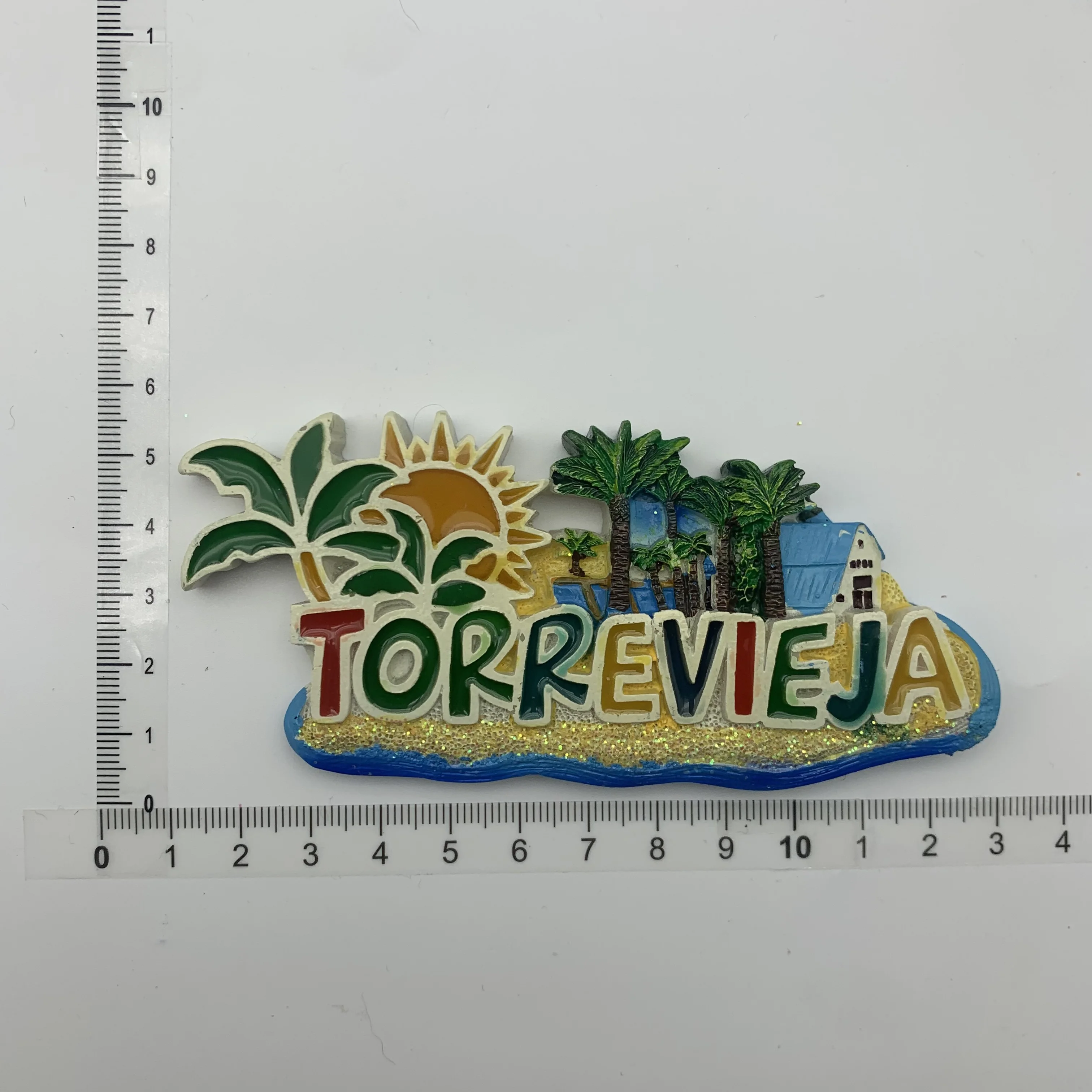 Color: green - Special Offer Spain Torrevieja Benidorm Ukraine Tourist Souvenirs Refrigerator Magnetic Stickers Travel collection Gift