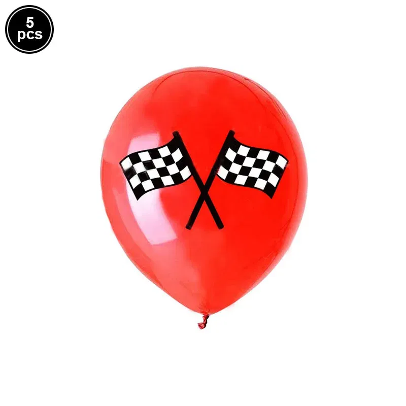 Color: Silver - Race Car Party Decoration 2M Table Runner Traffic Cones and Racing Checkered Flags Checkered Race Car Party Tablecloths