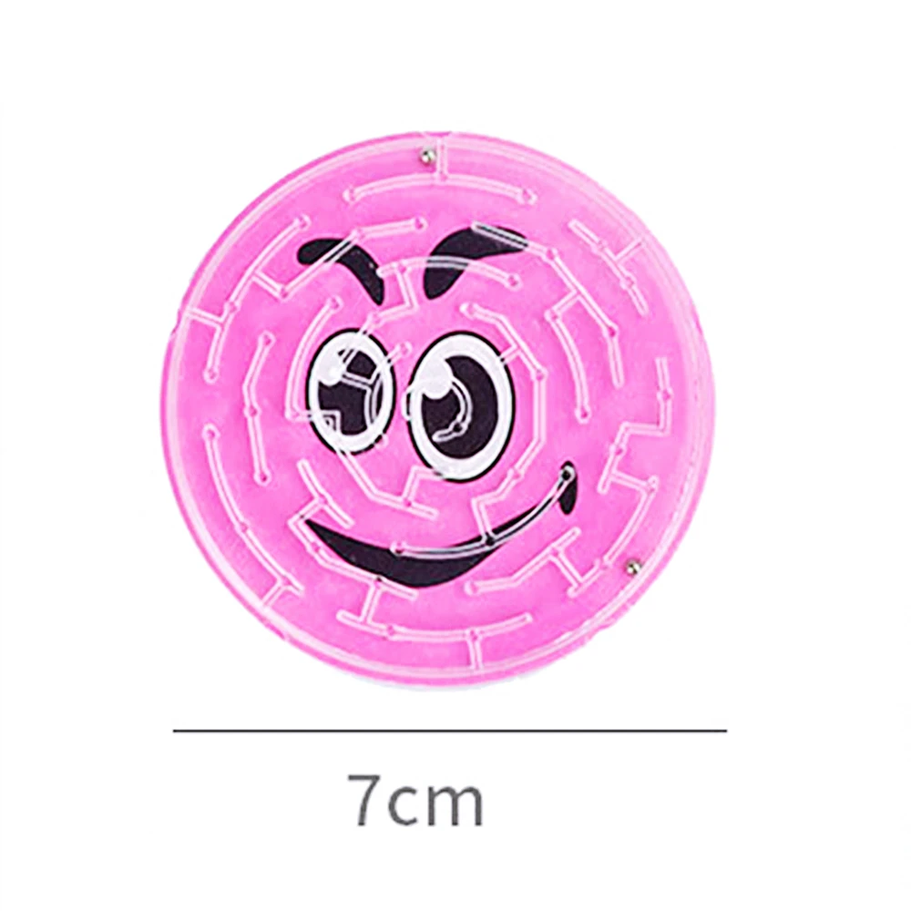 Color: Fluorescence Yellow, Ships From: CHINA - 12/30Pcs Round Smiling Face Beads Maze Toy Boys And Girls Birthday Party Baby Gift Giving Gifts Pinata Filler Christmas Prizes