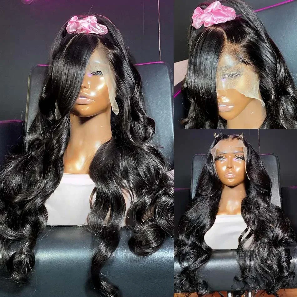 Color: 1B/30HL, Stretched Length: 28inches, Density: 220%, Ships From: CHINA - 30 40 Inch Hd Lace Wig 13X6 Human Hair Lace Frontal Wig Body Wave 13X6 Hd Lace Frontal Wig 13X4 Lace Front Human Hair Wigs