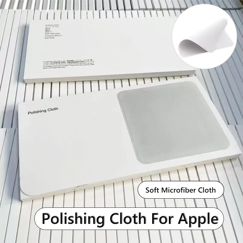 Color: Blue, Specification: 8pcs - Polishing Cloth for Apple iphone 1:1 Nano-Texture Screen Cleaning Cloth for iPad Mac iPod Pro Watch Lens Camera Display Cleaner