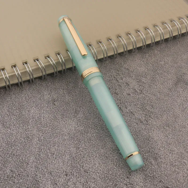 Color: Brown - JinHao 82 Fountain Pen Color match Dip in water Glass Nib Stationery Office School Supplies Ink Pens