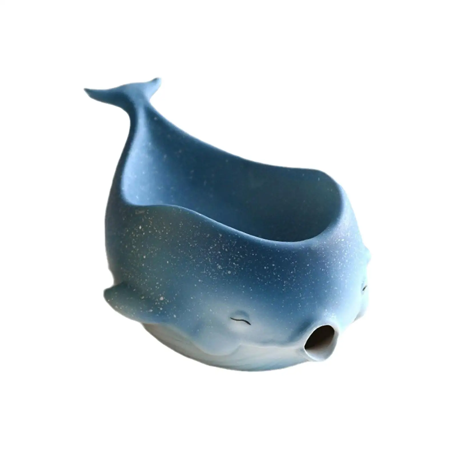 Whale Shaped Sponge Holder, Soap Dish with Drain, for Bar Counter, Bathroom Sink Whale Shaped Sponge Holder, Soap Dish with Drain, for Bar Counter, Bathroom Sink