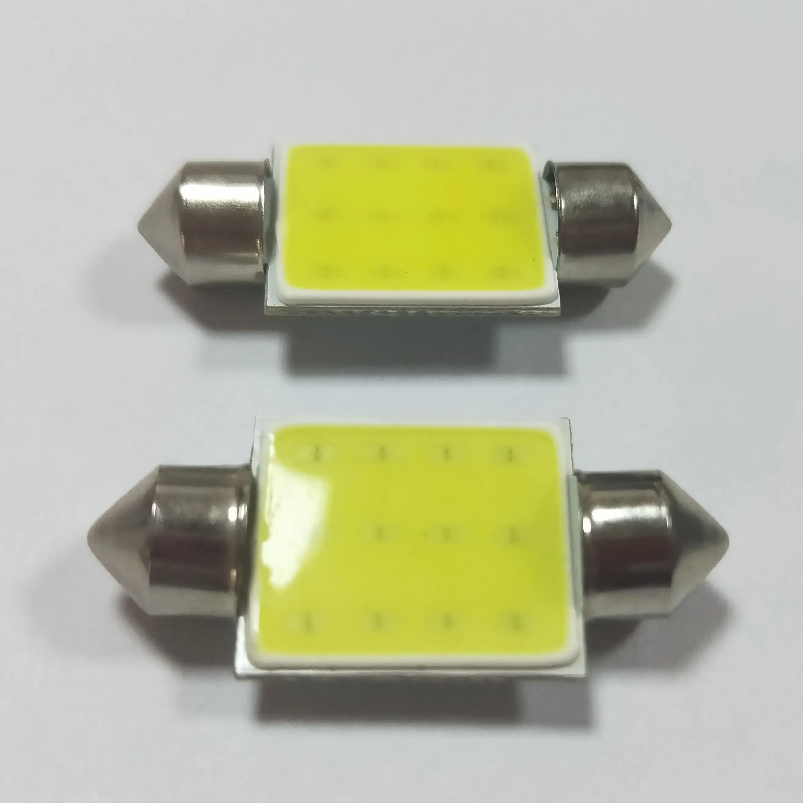 2PCS COB Festoon Led Light 31mm C5W Car License Plate Lamp Interior Dome Reading lights Trunk Tail Parking Bulb White 24V 6500K