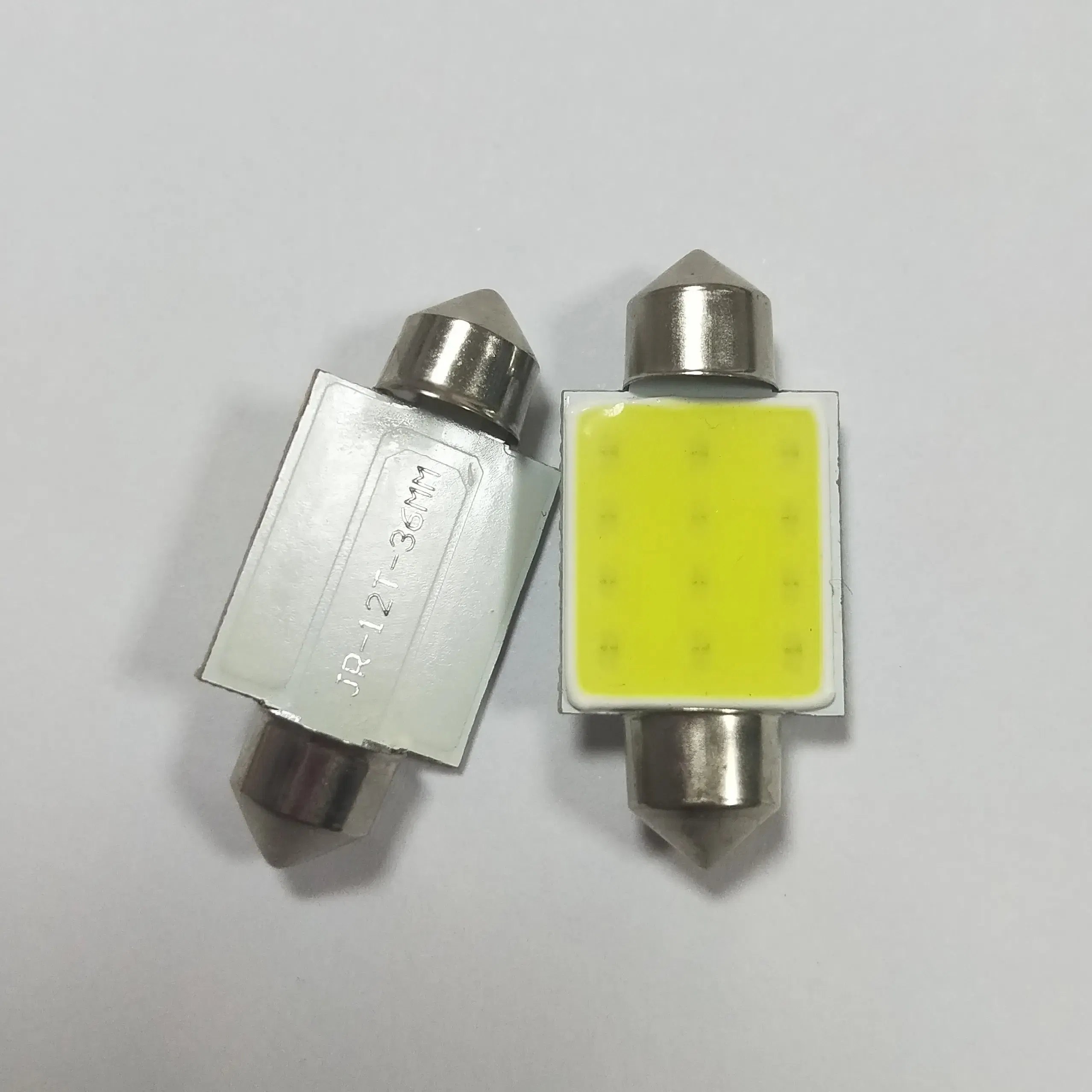2PCS COB Festoon Led Light 31mm C5W Car License Plate Lamp Interior Dome Reading lights Trunk Tail Parking Bulb White 24V 6500K