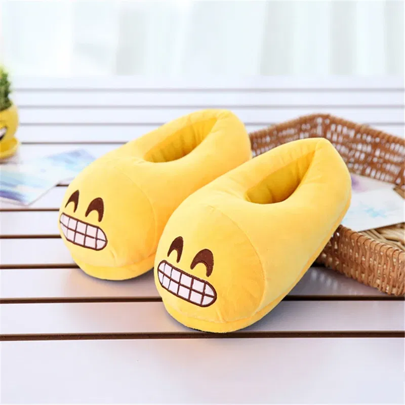 Color: Chocolate, Shoe Size: 37 - Indoor Slippers Warm Winter Home Fluffy New Fashion Men Women Bread Demon Soft Plush Shoes Unisex Cute Funny Christmas Gift