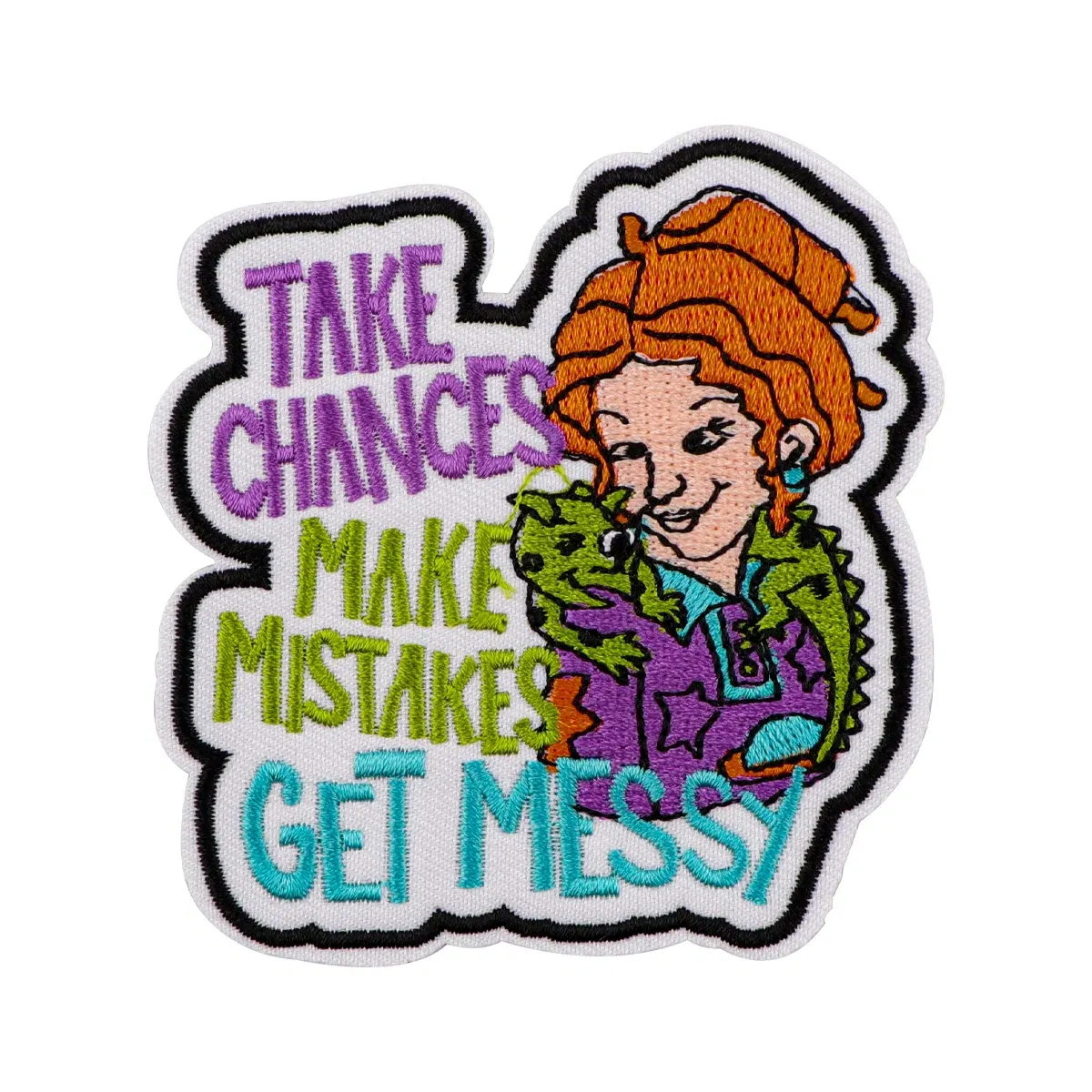 Cartoon Girl Embroidery Patch Funny School Bus Iron On Patches For Clothing Thermoadhesive Patches On Clothes DIY Sew Badges