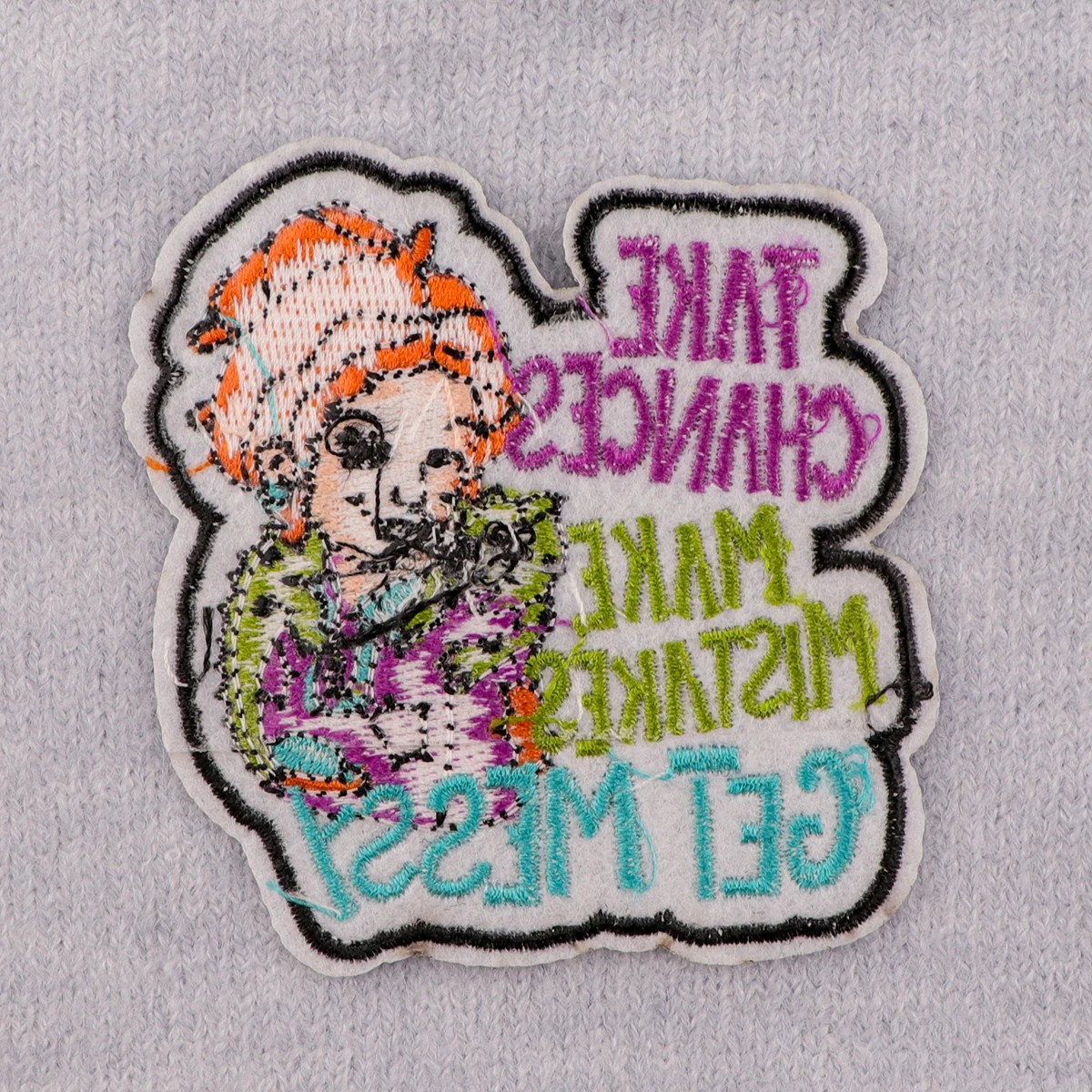 Cartoon Girl Embroidery Patch Funny School Bus Iron On Patches For Clothing Thermoadhesive Patches On Clothes DIY Sew Badges