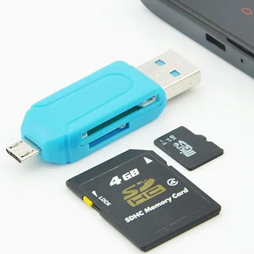 Color: Green - Pen Drive 2 in 1 USB OTG Card Reader High Speed Flash Drive Real Capacity Memory Stick Suit For Phone ofertas con envio gratis
