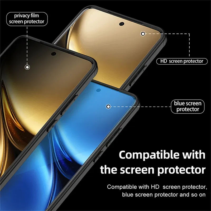 Color: Clear, Material: ABS - Magnetic Case For Vivo X200 Pro Case MagSafe Transparent Phone Cover For Vivo X200Pro Mini 5G Protect Shell Shockproof Bumper
