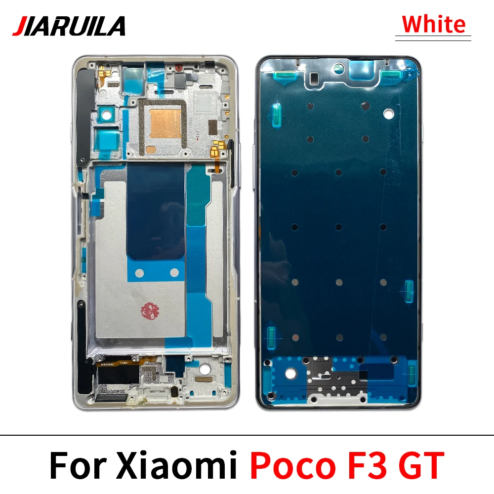 Color: Golden - LCD Screen Middle LCD Front Frame Housing Bezel Plate Panel Chassis For Xiaomi Poco C65 X3 F3 F4 GT M3 M4 Pro 4G 5G M5S X5 X6
