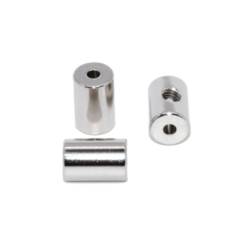 Color: WHITE - 10Pcs Brooch Pin Safe Keepers Pin Locks Locking Pin Backs With Wrench Tools K3ND