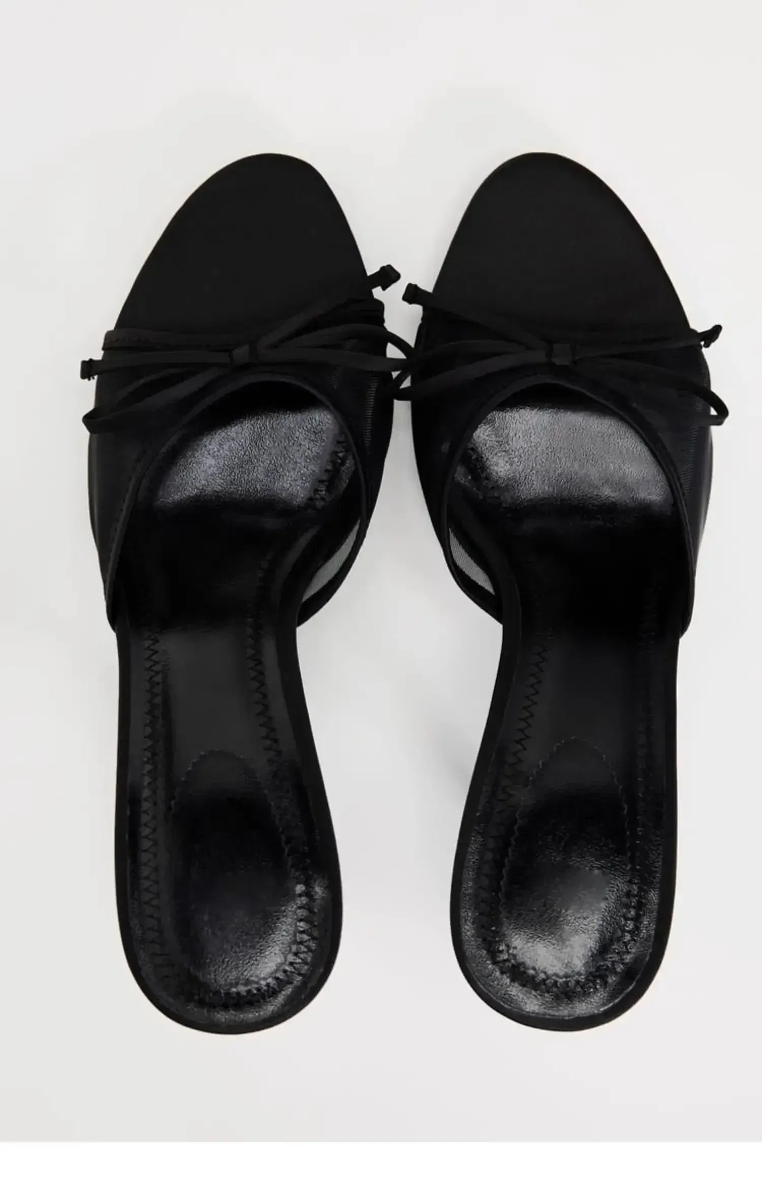Color: black, Shoe Size: 35 - Slippers for women wearing exquisite summer haute couture with fine straps, French style black cat heel clip toe beach sandals