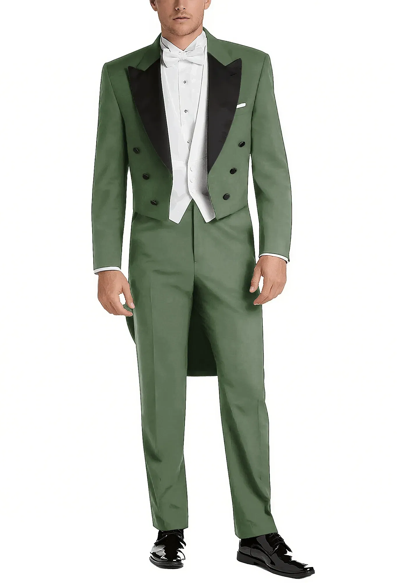 Color: SKY BLUE, Size: 4XL - Italy Style Aristocratic Men Suit Three Pieces(Jacket+Pants+Vest) Hot-selling High-quality Double Breasted Male Clothing
