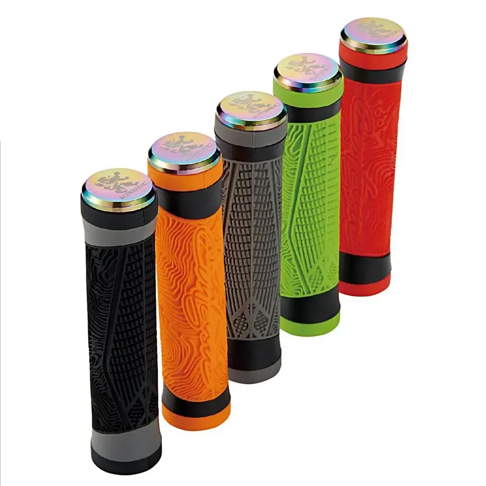 Color: Red, Ships From: CHINA - 1 Pair Durable Ergonomic Design Anti-deformation Bicycle Handlebar Grips Good Flexibility Bike Handle Grips Stoppers