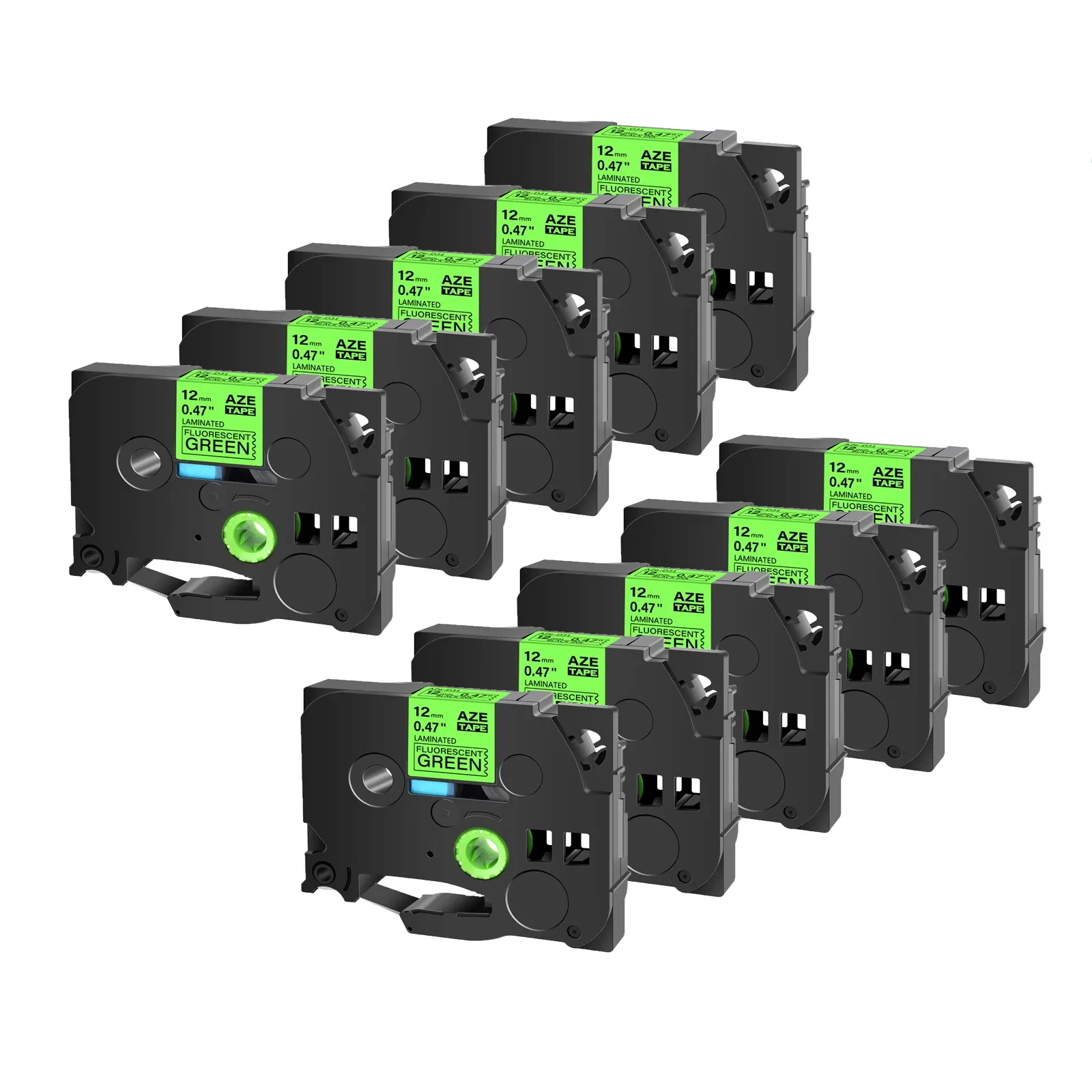 Color: Dark Khaki, Width: 9mm - Greencycle 10PK TZe 231 Label cassettes Compatible for Brother Ptouch Printer Black on white Label tape 6mm 9mm 12mm 18mm 24mm