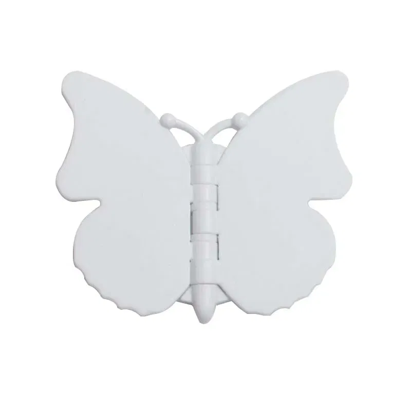 Color: WHITE - 2pcs 360 Degree Phone Ring Stand Holder Butterfly Bling Glitter Universal Butterfly Wing holder finger ring holder