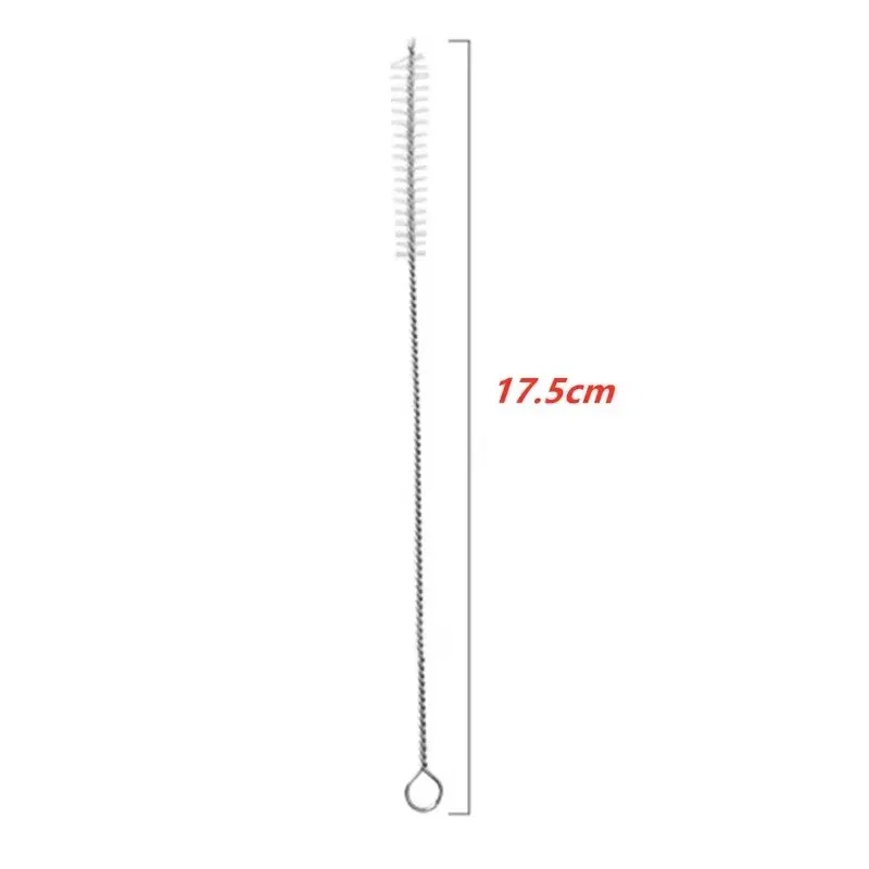 Color: black, Ships From: CHINA - 2-10Pcs Drinking Straw Cleaning Brush Kit Straw Tube Pipe Cleaner Nylon Stainless Steel Long Handle Cleaning Brushes forStraws