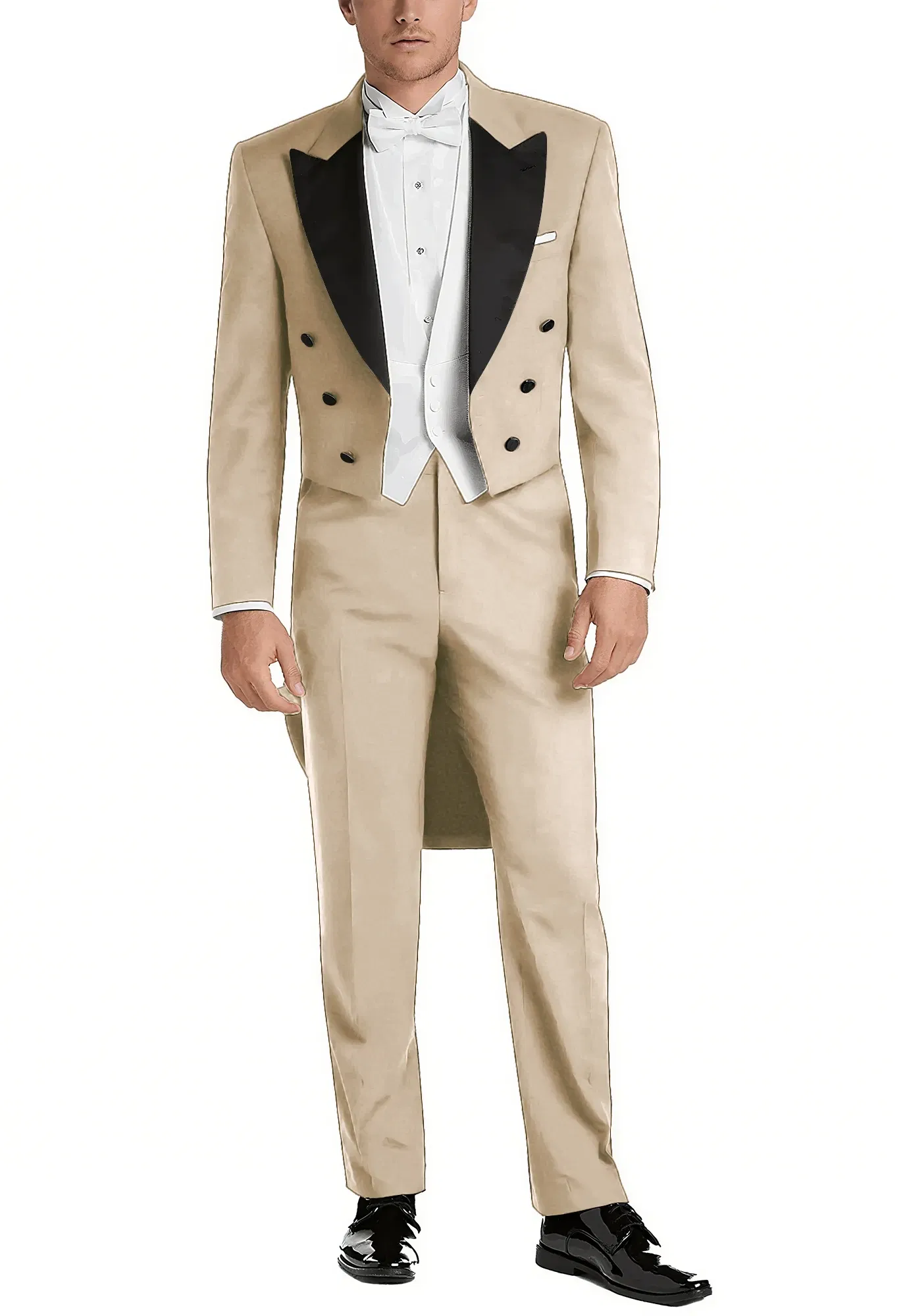 Color: PURPLE, Size: XXL - Italy Style Aristocratic Men Suit Three Pieces(Jacket+Pants+Vest) Hot-selling High-quality Double Breasted Male Clothing
