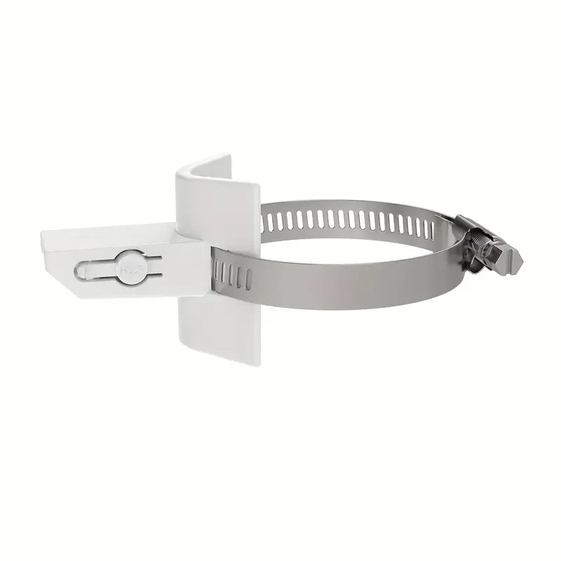 Pole Mounting Bracket for Eufy Security SoloCam S340 - Solar Security Camera (1 Pack, White)
