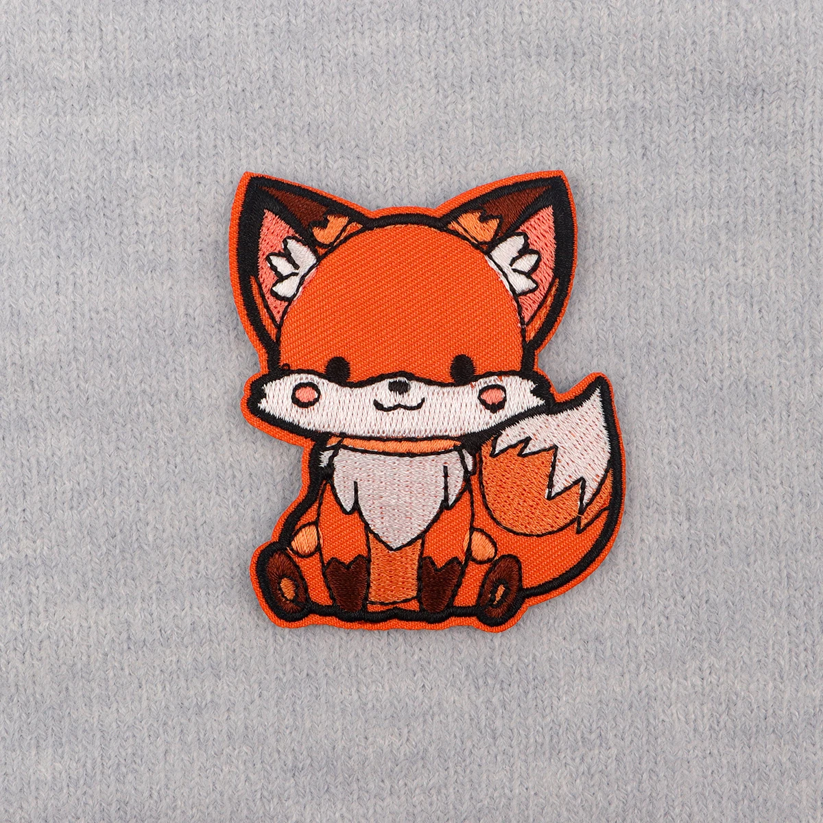 Cute Fox Embroidery Patch Cartoon Animal Iron On Patches For Clothing Thermoadhesive Patches On Clothes DIY Sew Badges