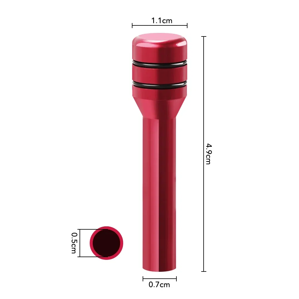 Color: Orange - Car Alloy Door Lock Pins Lock Pin Screw Knob For Mercedes Benz W201 A B C Class GLA W176 CLK W209 W202 W220 W204 W203 W210 W124