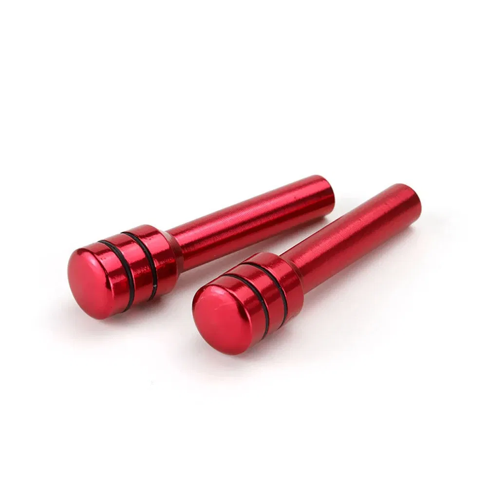 Color: Orange - Car Alloy Door Lock Pins Lock Pin Screw Knob For Mercedes Benz W201 A B C Class GLA W176 CLK W209 W202 W220 W204 W203 W210 W124