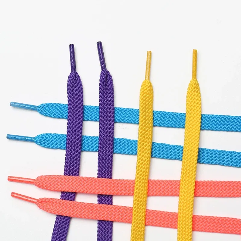 Color: Sky blue, Ships From: United States, Length: 140cm - 1 Pair Flat Shoe laces Double Hollow Woven Off White Shoelaces 100CM/120CM/140CM/160CM Outdoor Leisure Shoelace 26 Colors